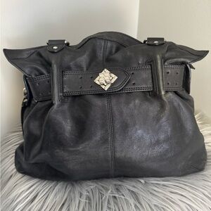 Black Leather Women's Bag